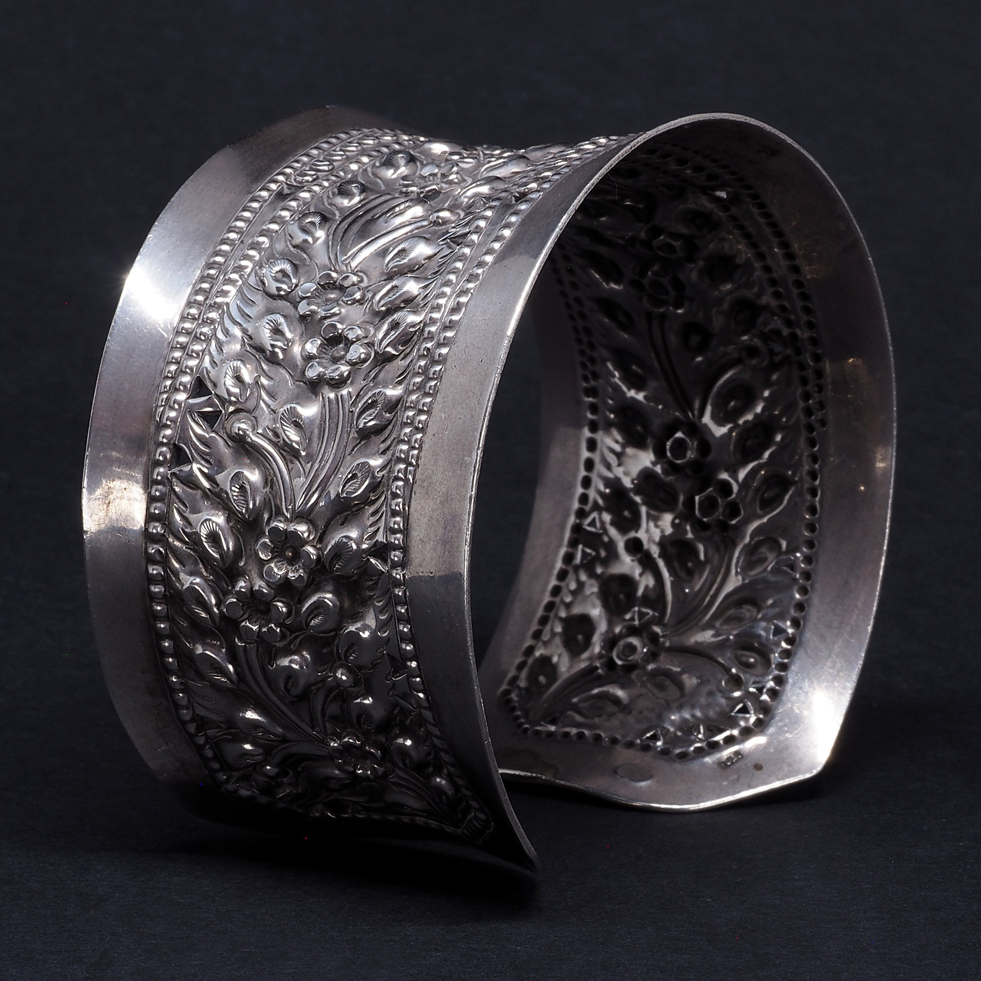 Thai silver cuff bracelets best sale