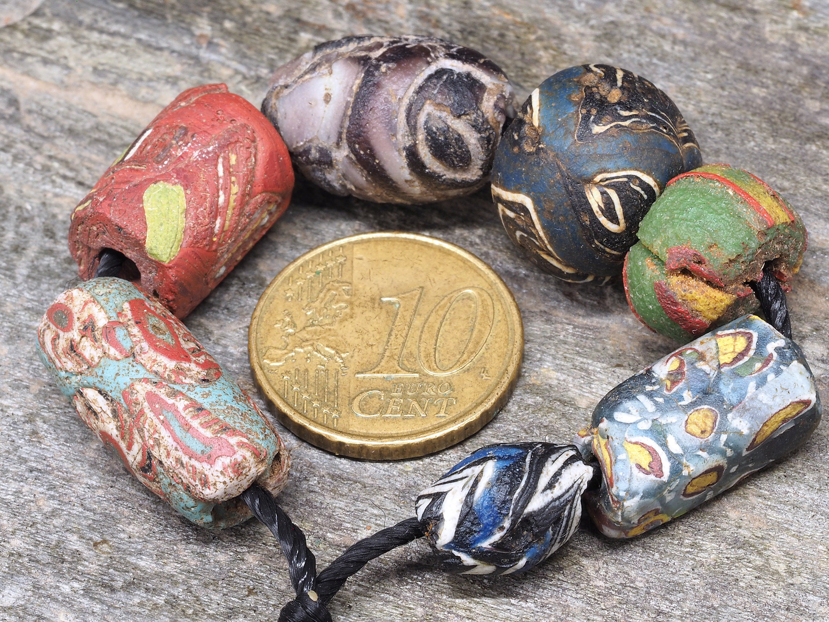 【保証書付】 Medieval Ancient 7 Islamic Western CE. 900-1200 Beads. Glass その他