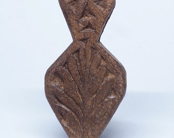 Antique wooden catle amulet. Early 20th c. Swat Valley, Pakistan. Tribal, ethnic jewelry