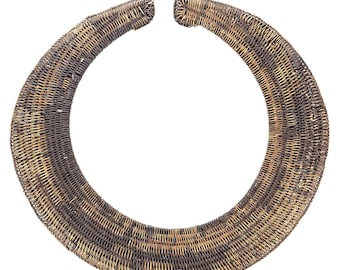 Vintage halsprydnad, Papua, Nya Guinea. Tribal, etniska smycken
