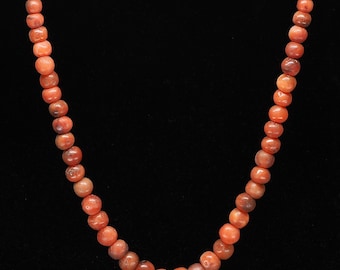 Antique Cambay Carnelian Agate Beads | African Trade Strand | India | Jewelry Making Supply