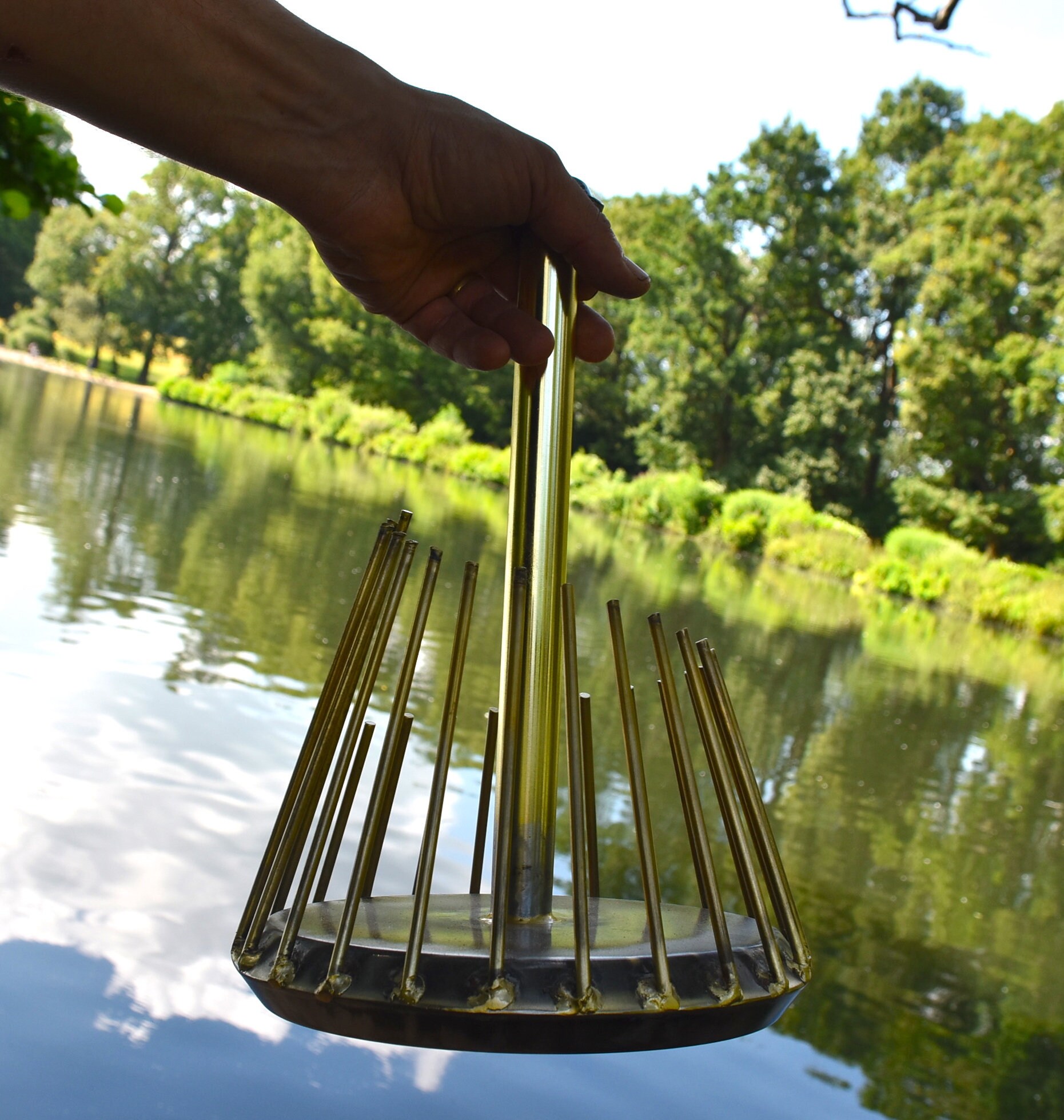 WATERPHONE. Size 3. Chromatic. 2 octaves. 9pan 5mm rods. Etsy