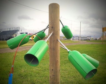 Laughing Flower bells. Tuned. Gentle. School/Garden/playground instrument.