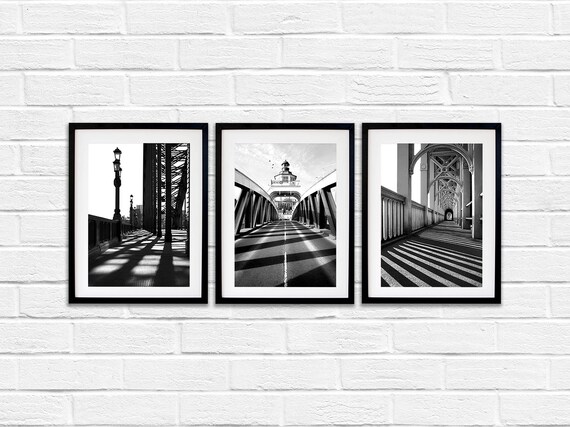 Newcastle Wall Art Print Set Of 3 Large Black And White - Black And White Canvas Wall Art Sets Newcastle Wall Art Print Set Of 3 Large Black And White - Black And White Canvas Wall Art Sets