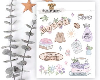 Late Spring Bloom Bookish Doodles (Variety 2)