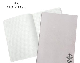 A5 | Blush Pink Freely Noted + (416pg) |Tomoe River Paper Notebook