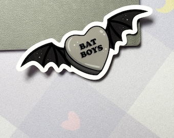 Bat Boys (Fantasy Bookish) Vinyl Die Cut Sticker | Glossy