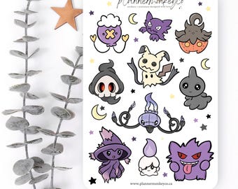 Adesivos decorativos Ghost Pocket Planner Pals