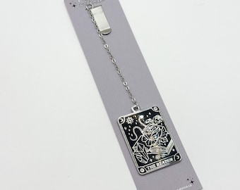 The Reader Tarot Card Charm Chain Bookmark