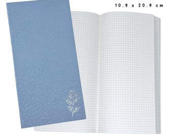 Padrão | Azul com anotações livres + (416 páginas) | Caderno de papel Tomoe River