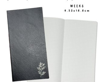 Weeks | Black Freely Noted + (416pg) | Tomoe River Paper Notebook