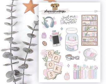 Late Spring Bloom Bookish Doodles (Variety 1)