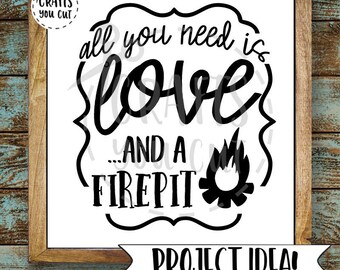 Camper Svg Cut File All You Need Is Love And A Camper Svg Etsy