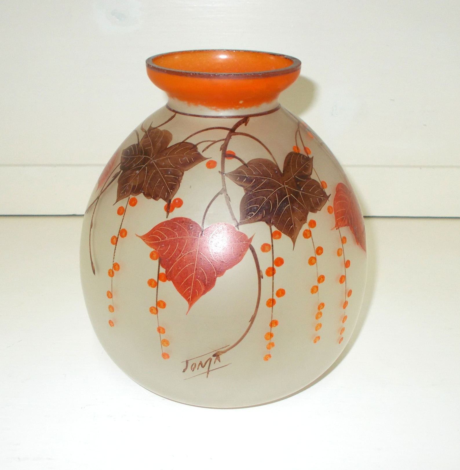 Art Déco Vase signé JOMA. Fabriqué en France. Vers 1930 à Etsy France