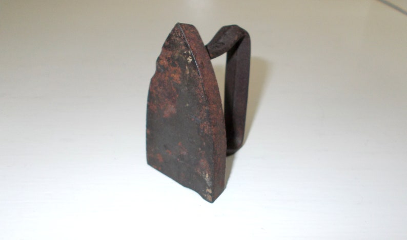 Small Antique French Lace makers iron Fabric weight.