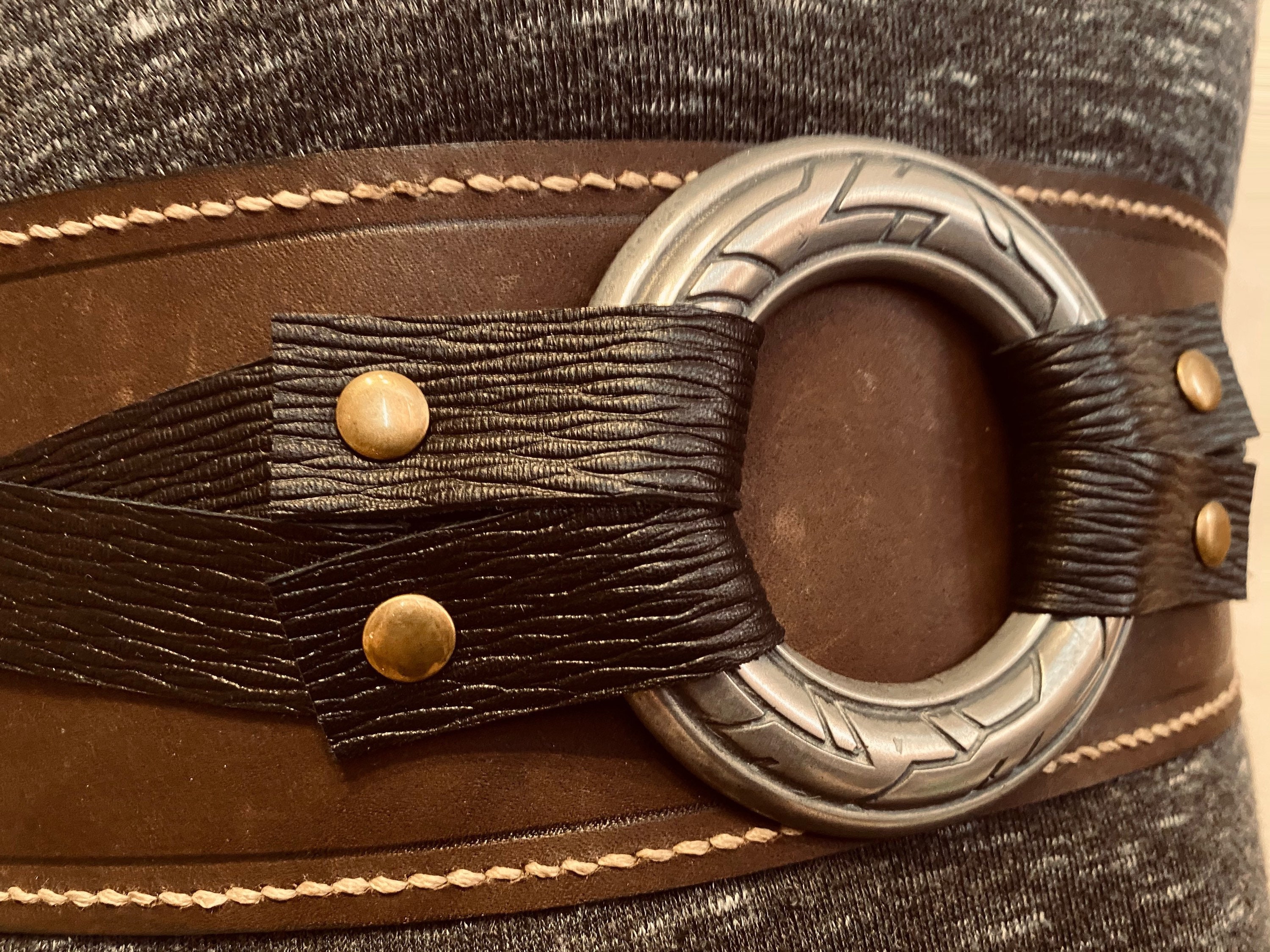 Mandalorian inspired Ahsoka Tano leather belt made to Etsy
