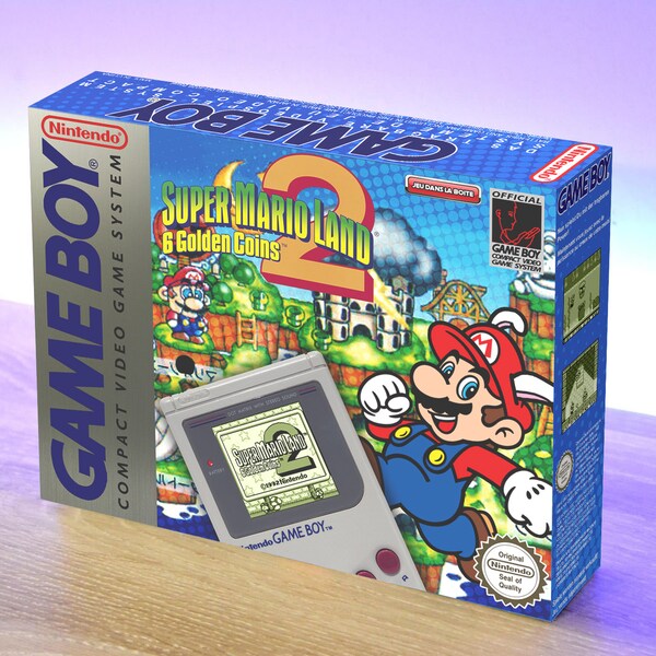 BOITE UNIQUEMENT!!Boite Pack GAMEBOY Super Mario Land 2