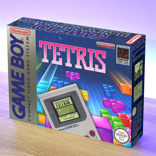 BOITE UNIQUEMENT!!Boite Pack GAMEBOY Tetris