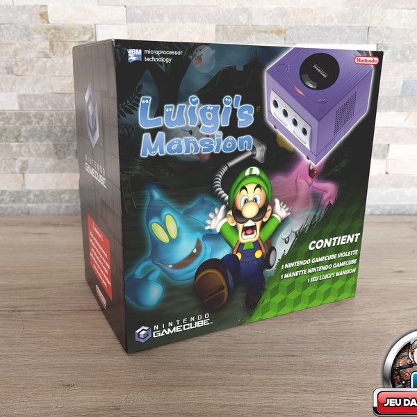 BOITE UNIQUEMENT!!Boite Pack GAMECUBE Luigi's Mansion