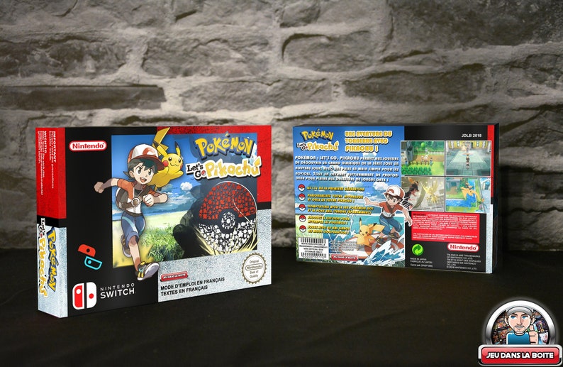 Pokémon Lets Go Pikachu Case Format Snes Game Switch No Game