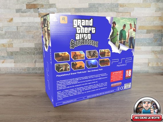 BOX ONLY Box Pack PS2 GTA San Andreas 