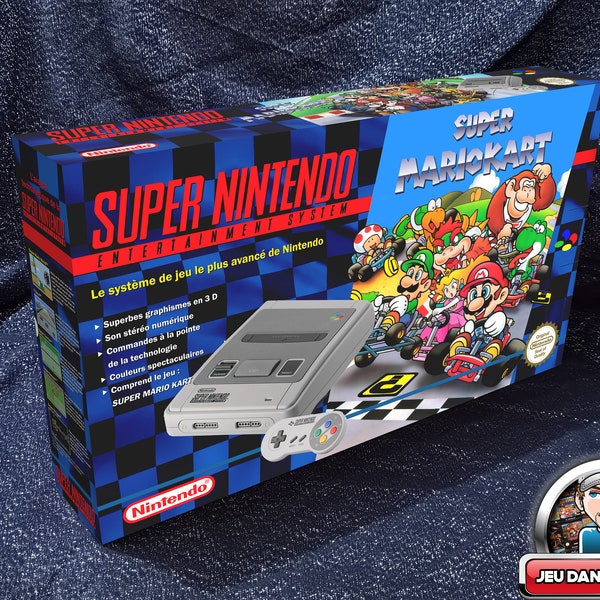 BOITE UNIQUEMENT!!Boite Pack SNES Super Mario Kart