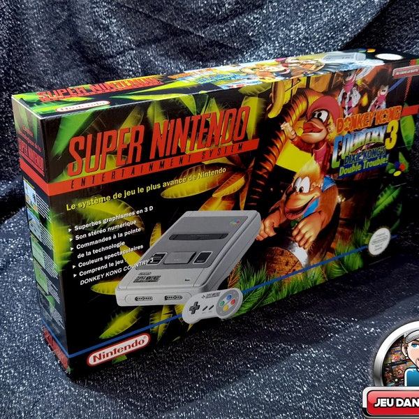 BOITE UNIQUEMENT!!Boite Pack SNES Donkey Kong Country