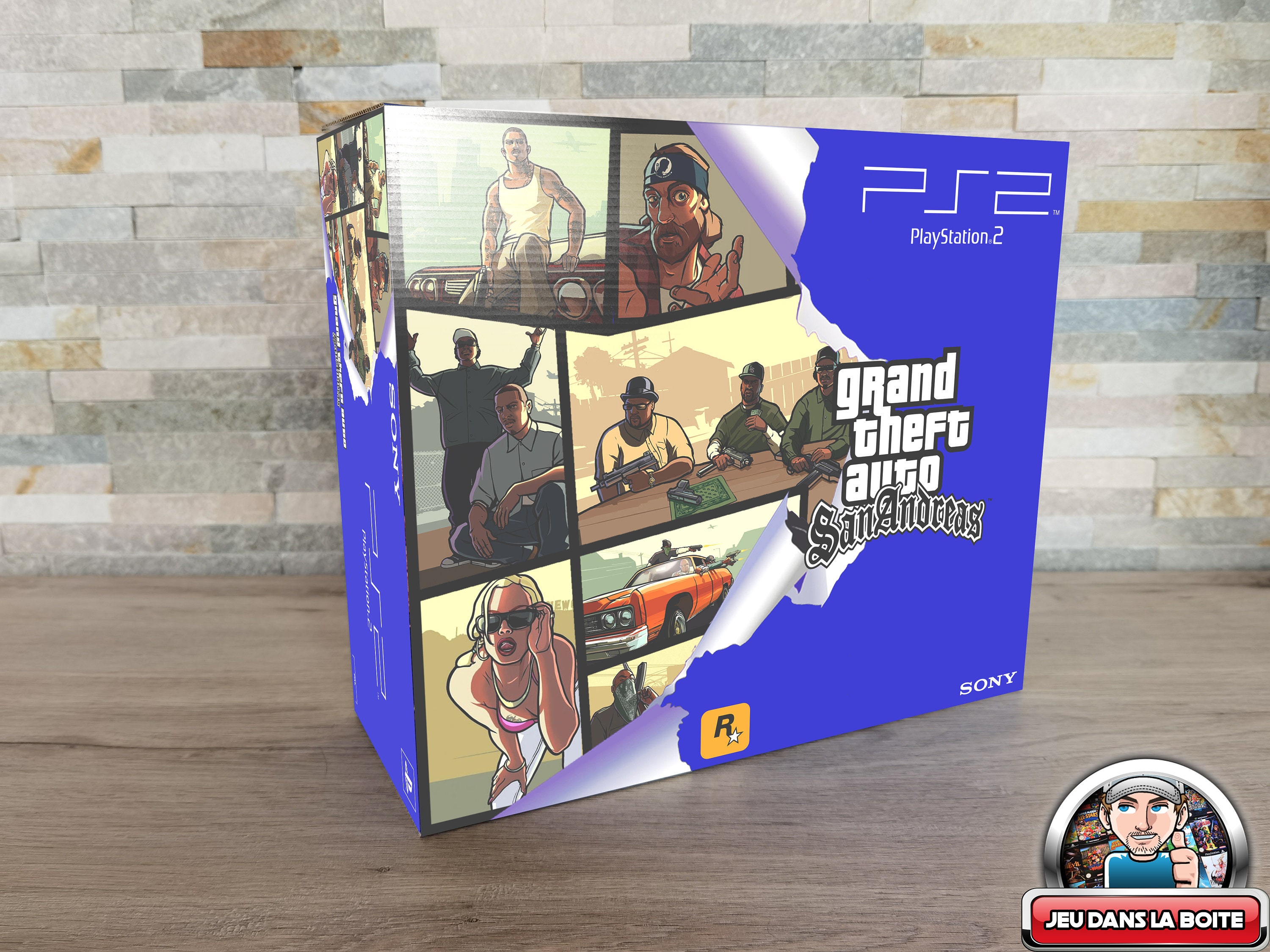 BOX ONLY Box Pack PS2 GTA San Andreas 