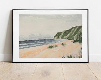 Polihale Beach Kauai, Hawaii Abstract Landscape Print