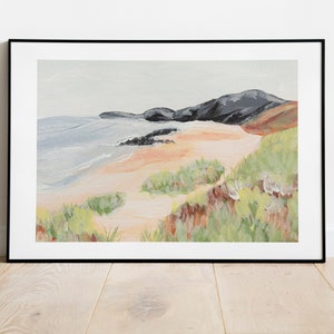 Coastal View Abstract Landscape