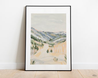 Beaver Creek, Colorado Abstract Landscape Print