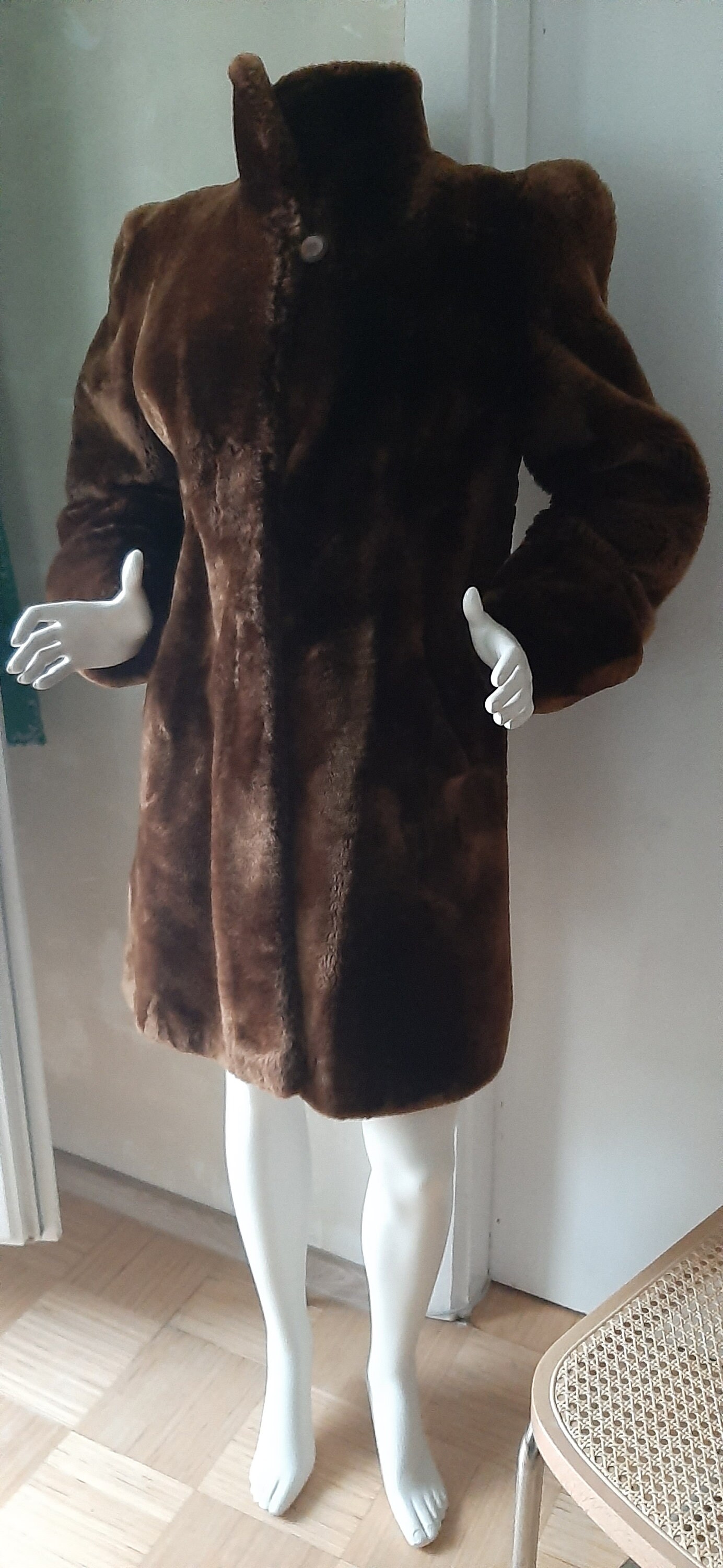 Mouton Fur Coat - Etsy