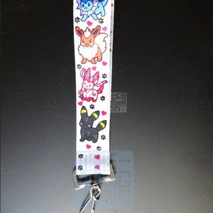 SHORT- Elemental Fluffs Key Fob Lanyards