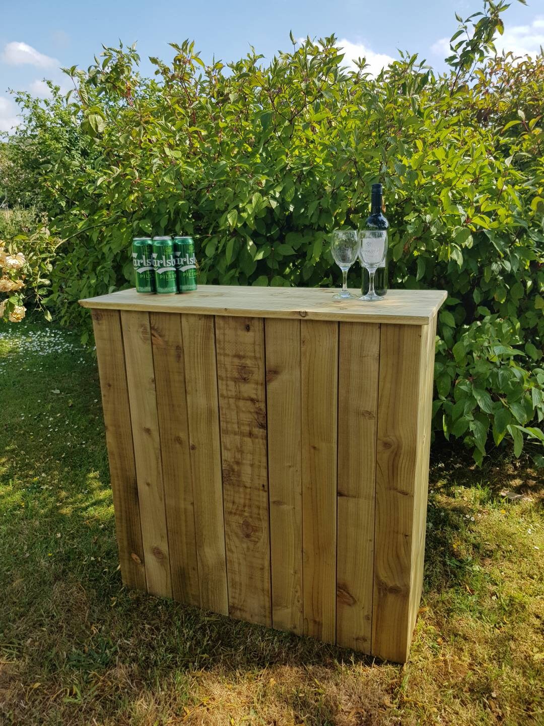 Reclaimed Timber Bar Wood Bar Outdoor Bar Garden Bar Tiki Etsy UK