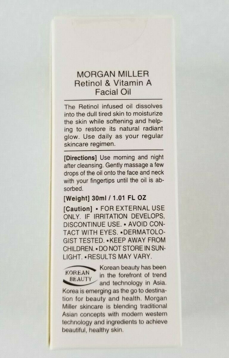 Miller Retinol & Vitamin A Facial Oil Antiaging Brightening