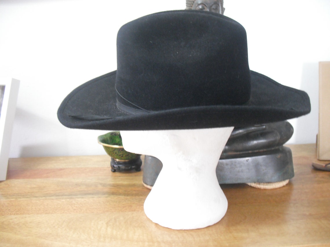 VINTAGE Western/spanish Style Cowboy Hat..in the Stetson Etsy