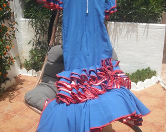VINTAGE FLAMENCO Dress..authentic Spanish Makerclassic