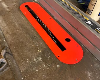 Ridgid Table saw model R4512 throat insert plate standard model