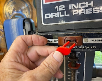 Craftsman drill press safety switch key