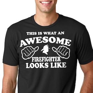 Cadeau voor brandweerman T-shirt brandweerman machinist rook jumper T-shirt
