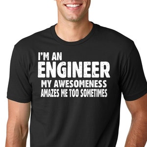 Engineer T-Shirt Awesome Engineers Funny Occupation Engineering T-Shirt Gift For Engineers