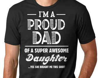 Father's Day Gift Funny Gift For Dad Cool T-shirt Father's Day Gift Ideas Gift For Father From Daughter