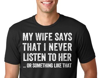 Rolig T-shirt Present till maken Present till maken Cool presentidé Rolig Alla hjärtans dag T-shirt Specialtillverkad skjorta