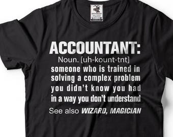 Accountant T-Shirt Gift For Accountant Funny Occupation Definition Tee Shirt