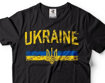 Ukraine T Shirt Ukraine Trident T shirt Ukraine Coat Of Arms Ukrainian Patriotic T shirt Ukraine Flag T shirt