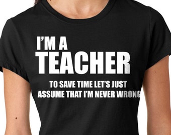 Gift For Teacher T-Shirt Profession Occupation Tee Shirt School Teacher Top