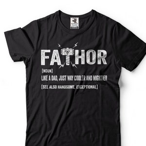 Camiseta de regalo del Día del Padre, regalo único para el padre, regalo divertido de Thor FaThor para papá, regalos vikingos para papá