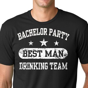 T-shirt vrijgezellenfeest bruidegom T-shirt vrijgezellenfeest cadeau drinken team huwelijksfeest cadeau huwelijksfeest cadeau T-shirt voor getuige
