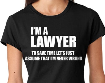 Lawyer T-Shirt Gift For Lawyer Woman Top Law School Student Tee Shirt