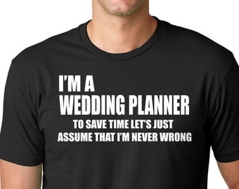 Wedding Planner T-Shirt Gift For Wedding Planner Tee Shirt